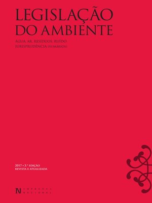 cover image of Legislação do Ambiente – 3.ª Edição
